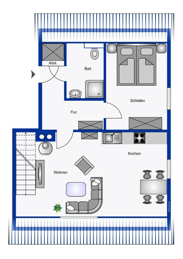 Ferienwohnung Wrixumer Marsch Exteriér fotografie